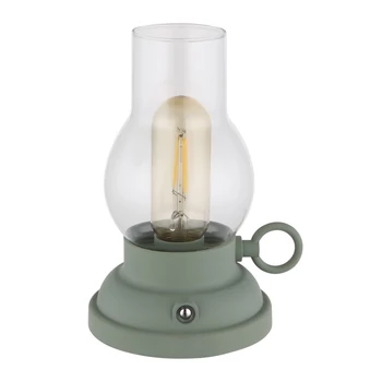 Lampa decor Globo PETRO plastic, sticla, verde, transparent, chihlimbar, LED, 1W, 2700K, 65Lm - 58016B