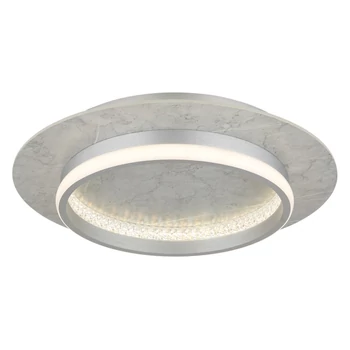 Plafoniera Globo MARY metal, acril cristal, plastic, argintiu, alb, LED, 24W, 2700-6500K, 1542Lm - 62000102