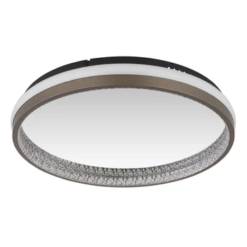 Plafoniera Globo DELLA metal, plastic, gri, alb, transparent, LED, 40W, 3000-4000-6000K, 1790Lm - 67179D