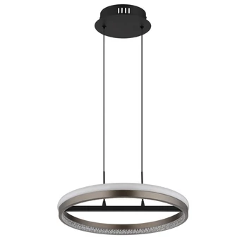 Pendul Globo DELLA metal, plastic, negru, gri, alb, LED, 40W, 3000-4000-6000K, 1790 Lm - 67179H
