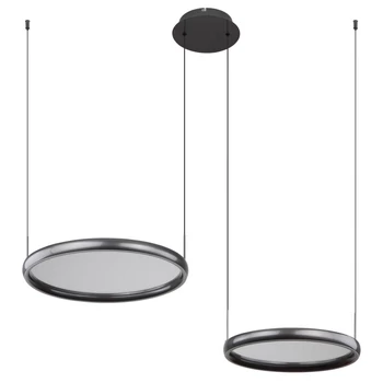 Pendul Globo BRIGGS metal, acril, negru, LED,  50W, 2700-6000K, 1000Lm - 67186-50