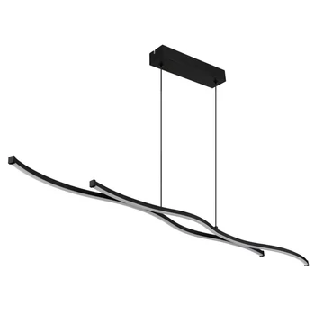 Pendul Globo BOYD metal, plastic, negru, alb, LED, 30W, 3000K, 1260Lm - 67336-30H