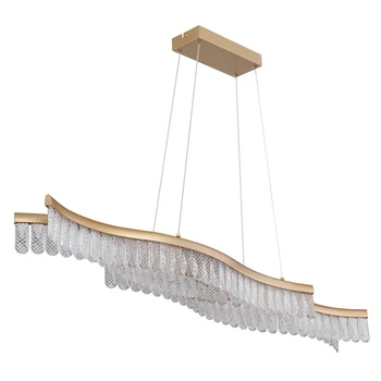 Pendul Globo JULIET metal, acril, auriu, transparent, LED, 35W, 3200K , 1560Lm - 67348HG