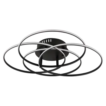 Plafoniera Globo KOMBOS metal, plastic, negru, alb, LED, 55W, 4000K, 3750Lm - 67355-55
