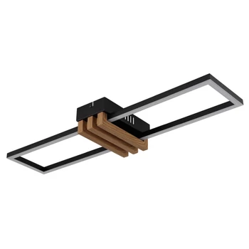 Plafoniera Globo DAKARI I metal, plastic, negru, maro, alb, LED, 20W, 3000K, 1000Lm - 67357D