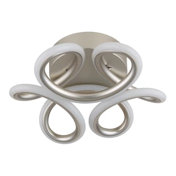 Plafoniera Globo MELISAND metal, silicon, argintiu, alb, LED, 24W, 2700-4000-6000K, 1320Lm - 67386-24S