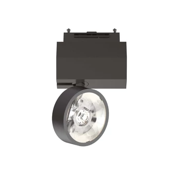 Sursa de lumina pentru sistem magnetic IdealLux ARCA TRACK FLAT 09W BK metal, negru, LED, 3000K, 9W, 1100lm - 290621