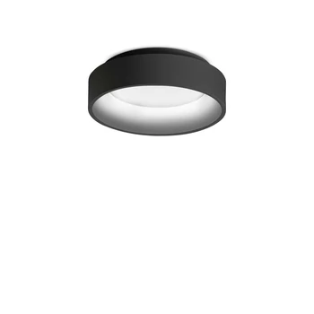 Plafoniera IdealLux ZIGGY PL D30 NERO metal, plastic, negru, LED, 3000K, 22W, 2300lm - 293769