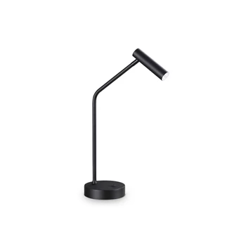 Veioza IdealLux EASY TL metal, negru, LED, 3000K, 3.5W, 230lm - 295534