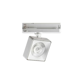 Sursa de lumina pentru sistem cu sina trifazata IdealLux POV TRACK SQUARE WH metal, alb, LED, 3000K, 22W, 1750lm - 296364