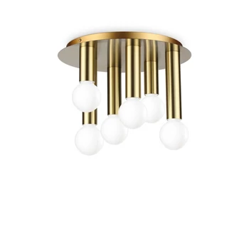 Plafoniera IdealLux PETIT PL6 metal, alama, E27 - 301532