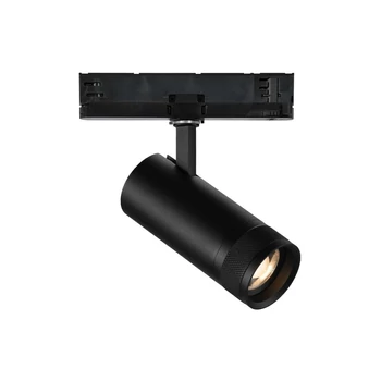 Sursa de lumina pentru sistem cu sina trifazata IdealLux EOS 15W 1-10V BK metal, negru, dimabil, LED, 3000K, 14W, 1550lm - 302942