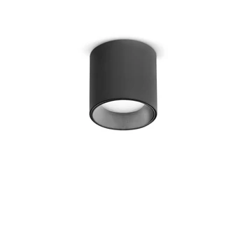 Plafoniera IdealLux DOT PL NERO metal, negru, LED, 4000K, 4,5W, 370lm - 306520