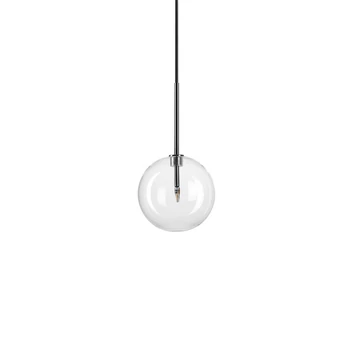 Pendul IdealLux EQUINOXE SP1 D15 CROMO metal, stical, crom, transparent, G4, 3000K, 2W, 160lm - 306537