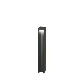 Lampadar exterior IdealLux KURT PT NERO metal, negru, LED, 3000K, 11W, 950lm, IP54 - 306872