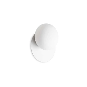 Aplica de perete IdealLux NINFEA AP1 BIANCO metal, sticla, alb, GX53, 3000K, 9W, 910lm - 306940