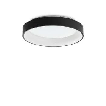 Plafoniera IdealLux ZIGGY PL D60 NERO metal, plastic, alb, LED, 3000K, 42W, 5500lm - 307213