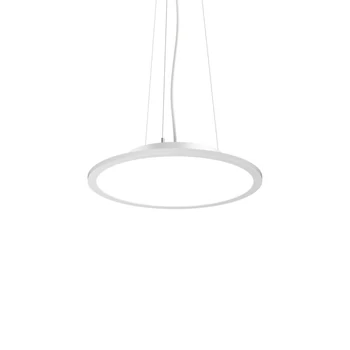 Pendul IdealLux FLY SLIM SP D45 metal, plastic, alb, LED, 3000K, 26W, 3700lm - 307985