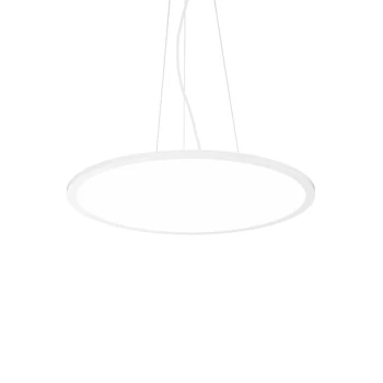 Pendul IdealLux FLY SLIM SP D60 metal, plastic, alb, LED, 4000K, 53W, 8000lm - 308012