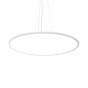 Pendul IdealLux FLY SLIM SP D90 metal, plastic, alb, LED, 3000K, 65W, 9400lm - 308029