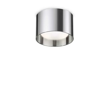 Plafoniera IdealLux SPIKE PL1 ROUND metal, crom, GX53 - 310886