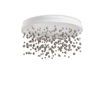 Plafoniera IdealLux ARMONY PL D75 metal, sticla, alb, crom, LED, 3000K, 77W, 6750lm - 315812