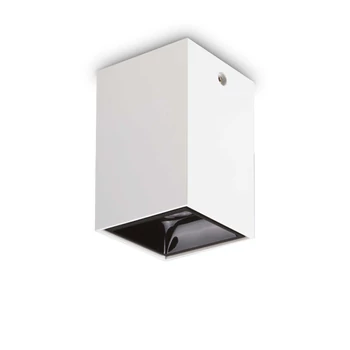 Plafoniera IdealLux NITRO PL SQUARE metal, plastic, alb, negru, LED, 3000K, 25W, 2350lm - 319575