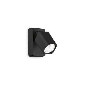 Aplica de perete IdealLux RUDY AP1 SQUARE metal, negru, GU10 - 321530