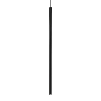 Pendul IdealLux ULTRATHIN SP D100 ROUND metal, negru, LED-DALI, 3000K, 11.5W, 1150lm - 321783