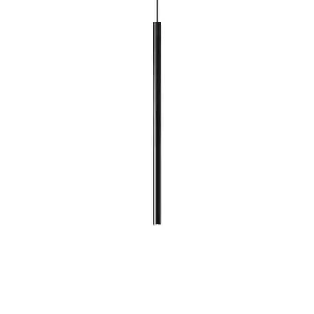 Pendul IdealLux ULTRATHIN SP D040 ROUND metal, negru, LED-DALI, 3000K, 11.5W, 1150lm - 321813
