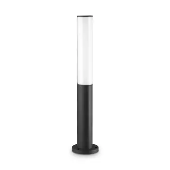Lampadar exterior IdealLux ETERE PT metal, plastic, negru, alb, LED, 3000K, 9.5W, 1150lm, IP44 - 322261
