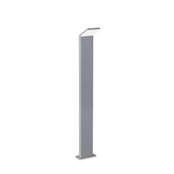 Lampadar exterior IdealLux STYLE PT H100 metal, plastic, gri, alb, LED, 3000K, 9W, 1050lm, IP54 - 322384