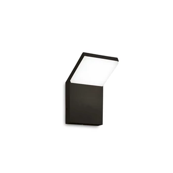 Aplica de perete exterioara IdealLux STYLE AP metal, plastic, negru, alb, 4000K, 9W, 1100lm, IP54 - 322629