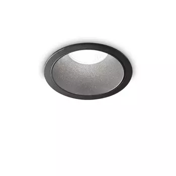 Spot incastrabil IdealLux GAME TRIM ROUND metal, negru, LED, 3000K, 11W, 1100lm, IP65 - 327754