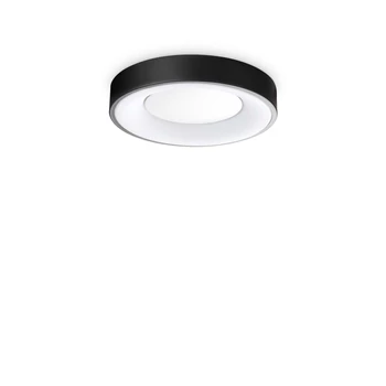 Plafoniera IdealLux PLANET PL D30 metal, plastic, negru, alb, LED, 3000K, 17W, 1600lm - 328140