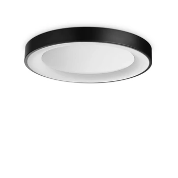 Plafoniera IdealLux PLANET PL D50 metal, plastic, negru, alb, LED, 3000K, 28W, 2650lm - 328157