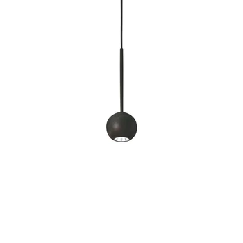 Pendul IdealLux ARCHIMEDE SP SFERA metal, negru, LED, 3000K, 3.5W, 230lm - 328355