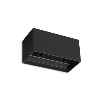 Aplica de perete exterioara IdealLux ATOM AP D20 metal, negru, LED, 3000K, 23W, 2100lm, IP54 - 328676