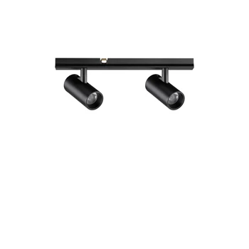 Sursa de lumina pentru sina magnetica IdealLux STICK TRACK DOUBLE metal, negru, LED-48V, 3000K, 6W, 550lm - 329512