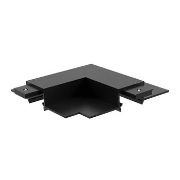 Accesorii pentru sina magnetica IdealLux STICK RECESSED STRUCTURE HORIZ L CONNECTOR metal, negru - 330365