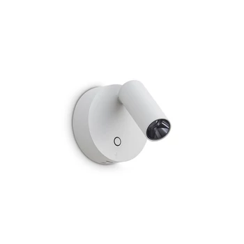 Aplica de perete IdealLux ELF metal, alb, LED, 3W, 3000K, 220Lm - 347479