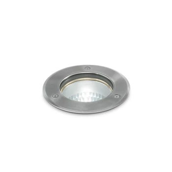 Lampa incastrata exetrior IdealLux PARK metal, sticla, gri, GU10, IP67 - 351780