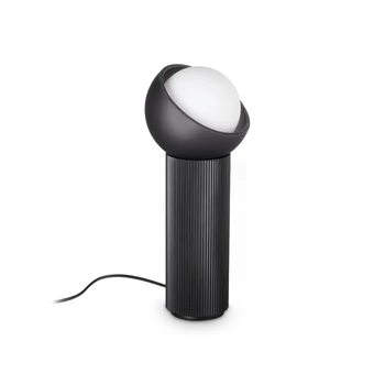 Veioza IdealLux BLOOM metal, sticla, negru, alb, G9 - 352848