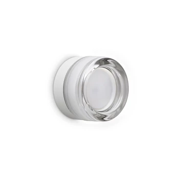 Aplica de perete IdealLux LOLLY metal, sticla, alb, transparent, GX53 - 354651