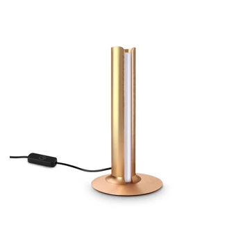Veioza IdealLux DORICA metal, acril, cupru, alb, LED, 8W, 3000K, 930Lm - 362557