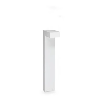 Lampadar exterior IdealLux SIRIO metal, sticla, alb, LED, 13W, 3000K, 1100Lm, IP65 - 365367