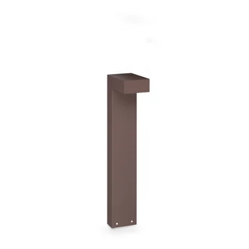 Lampadar exterior IdealLux SIRIO metal, sticla, maro, LED, 13W, 3000K, 1100Lm, IP65 - 365381