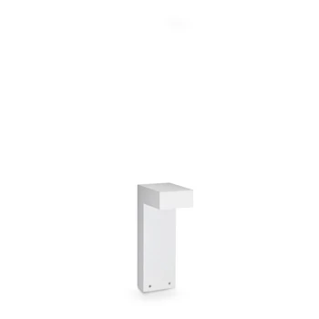 Lampadar exterior IdealLux SIRIO metal, sticla, alb, GX53, IP65 - 365671