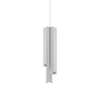 Pendul IdealLux DORICA metal, acril, alb, LED, 27W, 3000K, 2750Lm - 366470