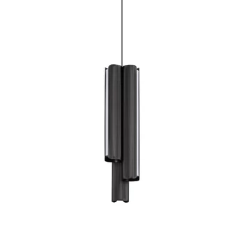 Pendul IdealLux DORICA metal, acril, negru, alb, LED, 27W, 3000K, 2750Lm - 366487